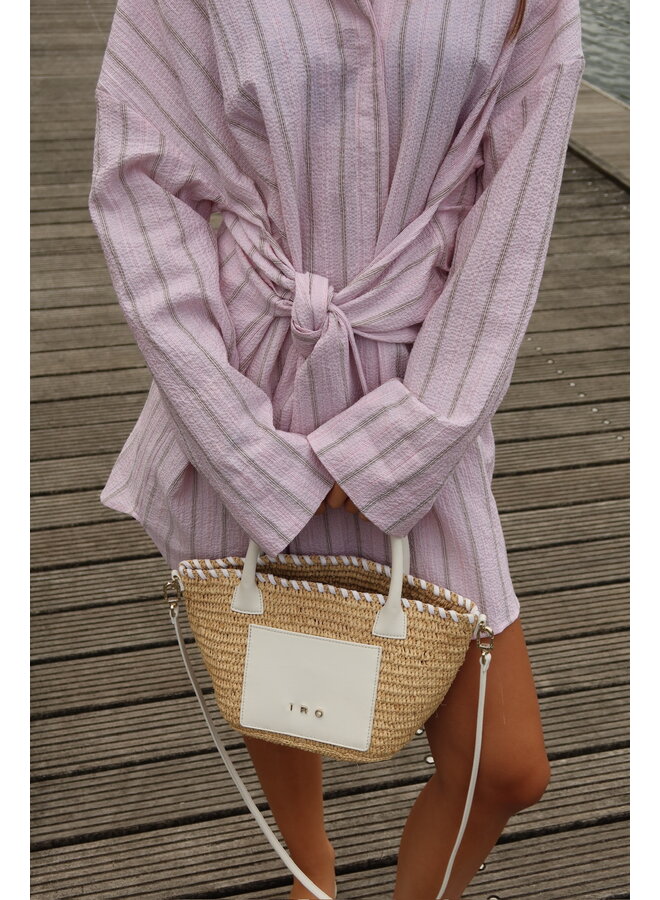 ROMA DRESS PINK STRIPE