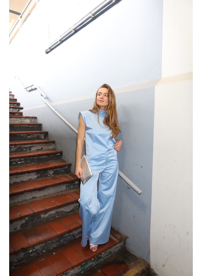 SOLENE TOP COTTON BLUE