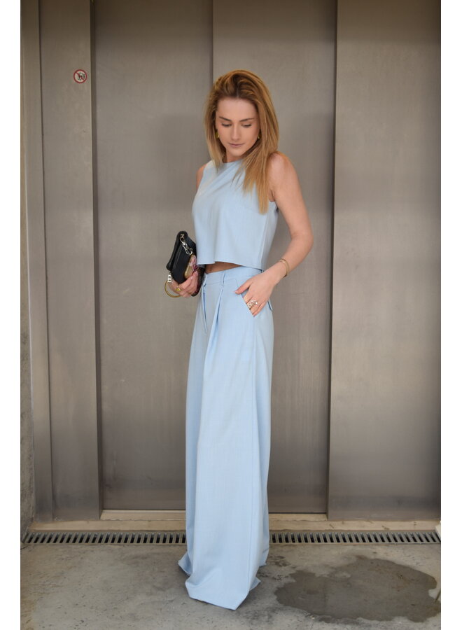 AMALIA TROUSERS BABY BLUE