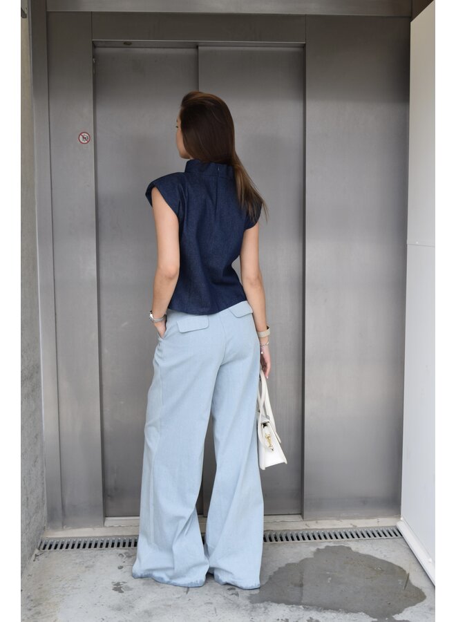 AMALIA TROUSERS DENIM