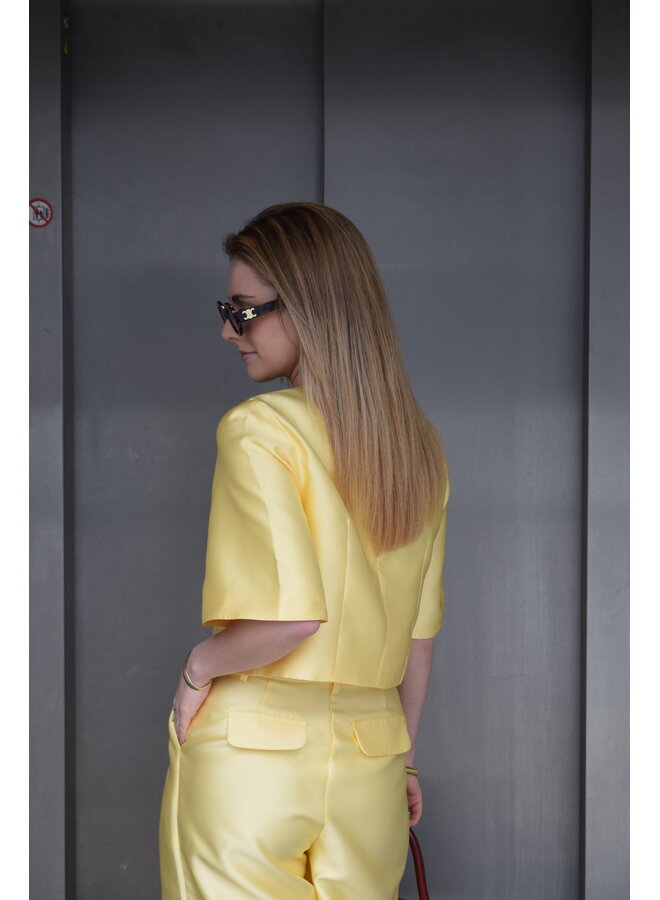 NIA TOP BUTTER YELLOW