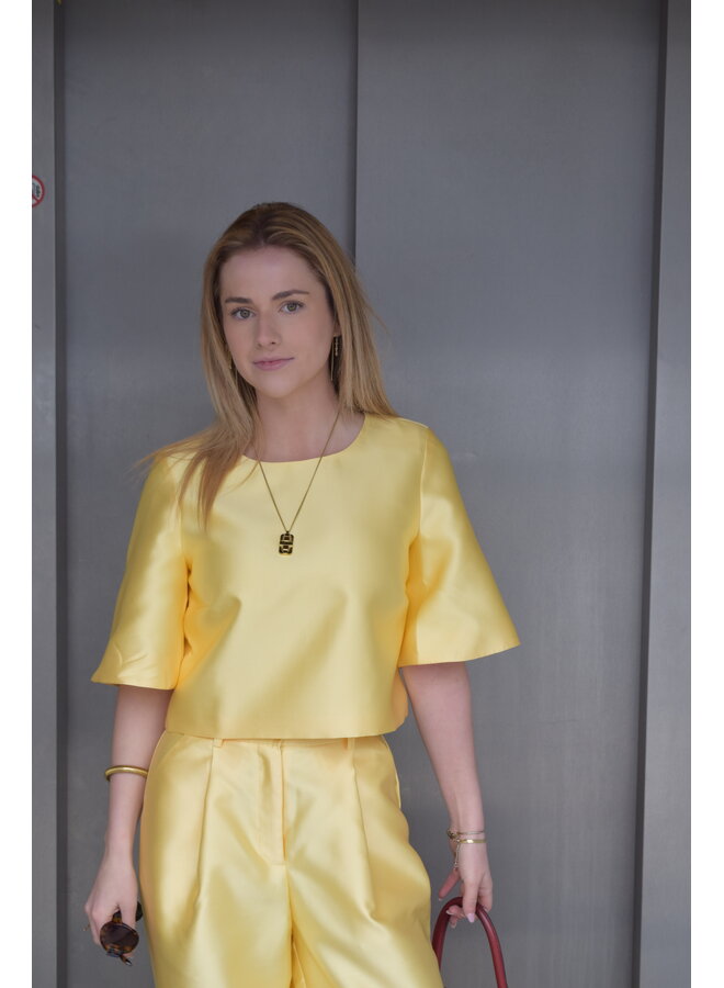NIA TOP BUTTER YELLOW
