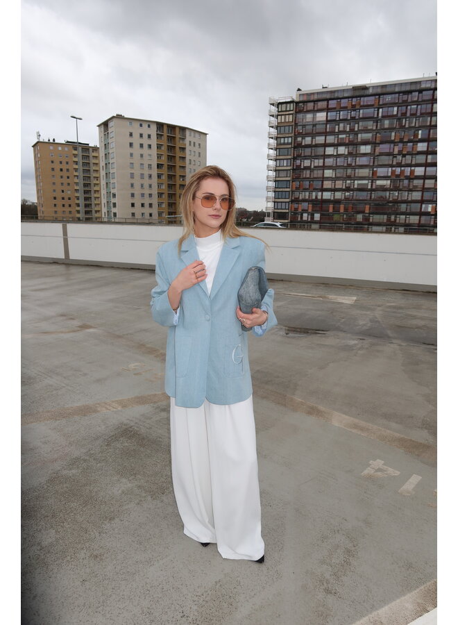 BIARRITZ TROUSERS WHITE