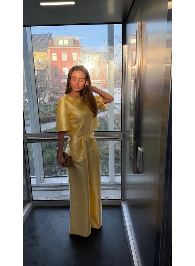 AMALIA TROUSERS BUTTER YELLOW