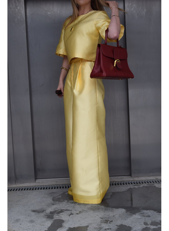AMALIA TROUSERS BUTTER YELLOW