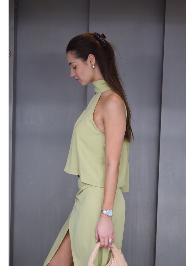LEAH TOP OLIVE