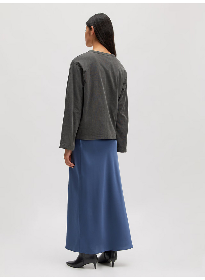 VERLEE LONGSLEEVE GREY ACID WASH