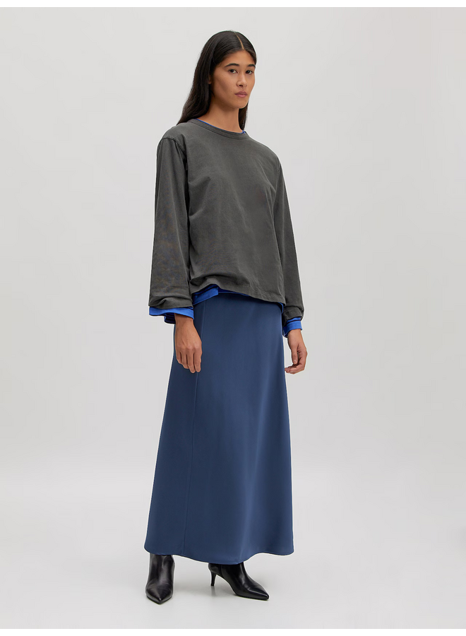 VERLEE LONGSLEEVE GREY ACID WASH