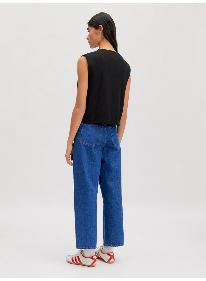 VAYA KNIT VEST BLACK