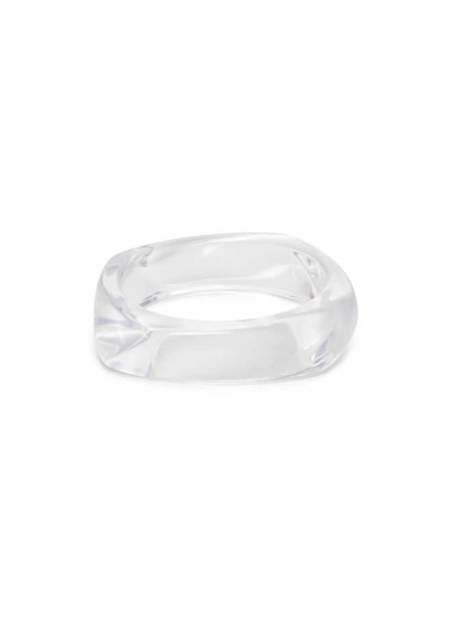 CHUNKY BANGLE CLEAR
