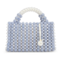 HANDMADE PEARL BAG BLUE