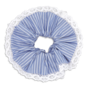 BLUEBERRY LACE SCRUNCHIE