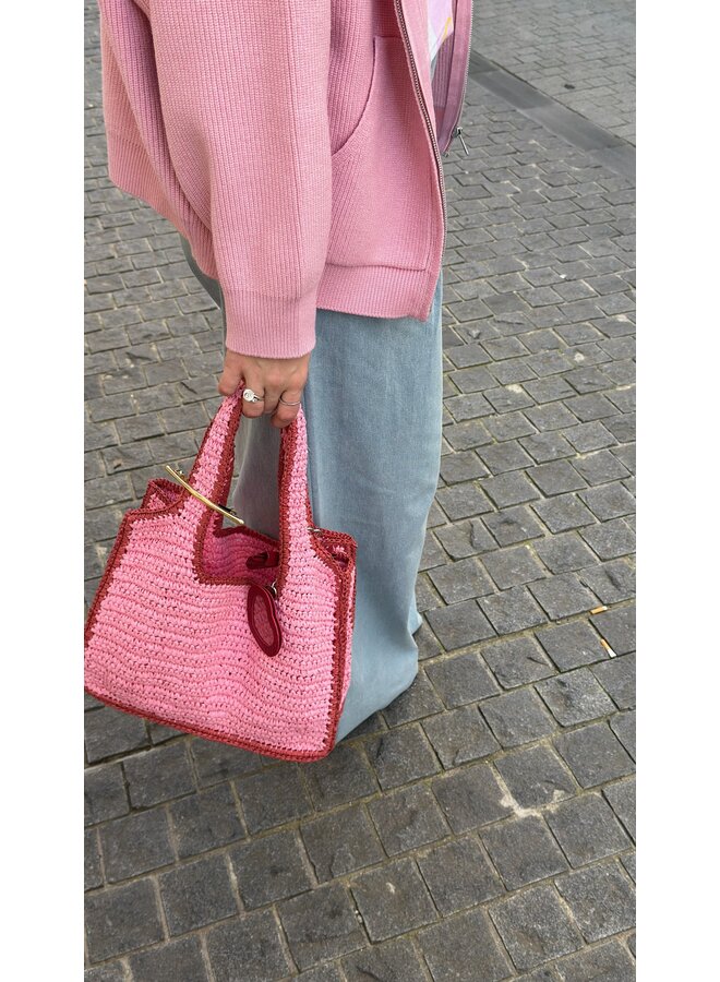 WAFFLE CLOUD BAG STRAWBERRY