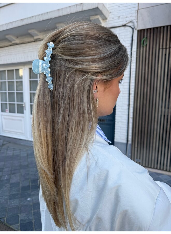BRIGHT FLOWER SUNNY CLIP PASTEL BLUE