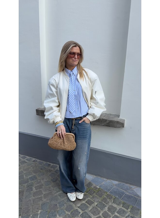 STORMI BOMBER JACKET WHITE