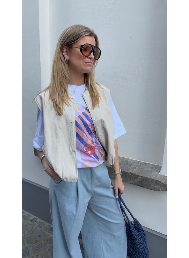 LOUA WAISTCOAT IVORY