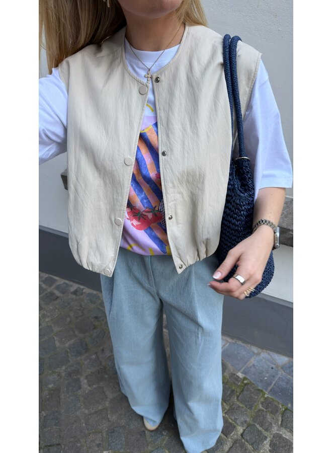 LOUA WAISTCOAT IVORY