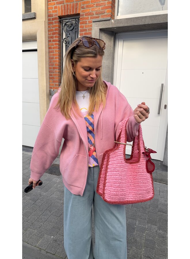 CELIA CARDIGAN CAMEO PINK