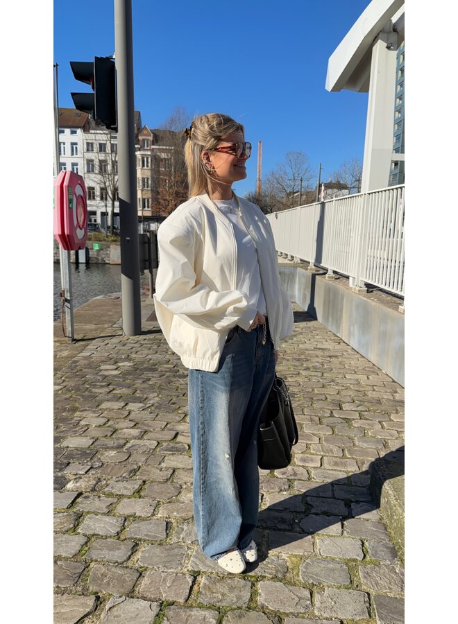 STORMI BOMBER JACKET WHITE