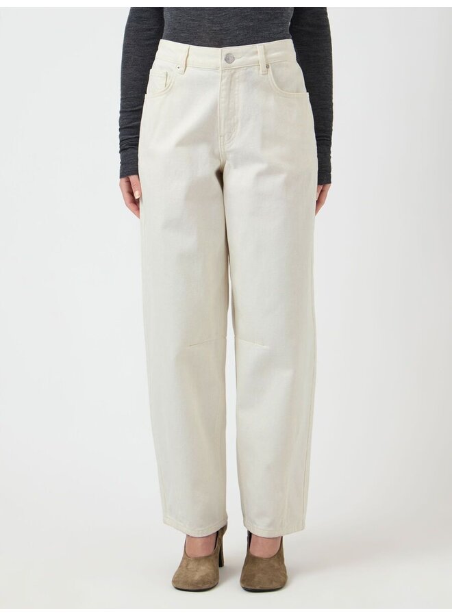 YASLISA BARREL ANKLE JEANS ECRU