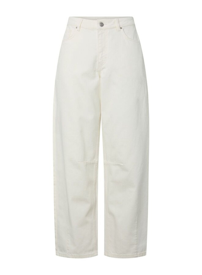 YASLISA BARREL ANKLE JEANS ECRU