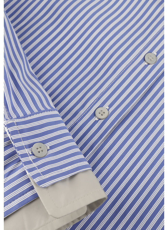 STRIPED SHIRT BLUE