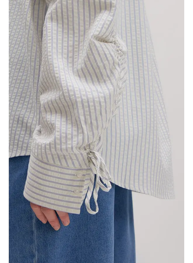 HANNI SHIRT CREAM/BLUE STRIPE