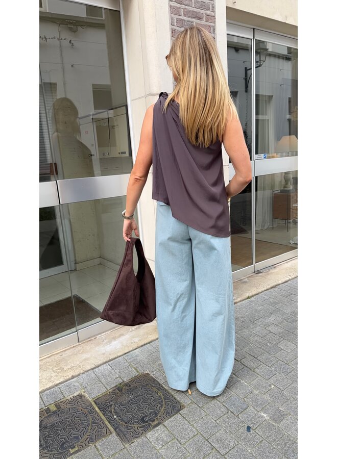 ALLEGRA TOP BROWN