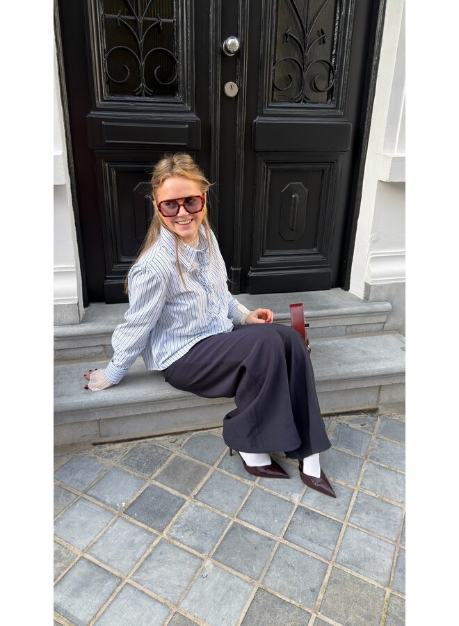 CELINE WIDE TROUSERS NAVY