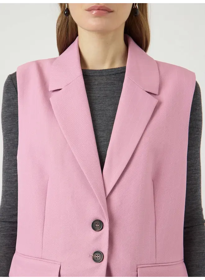 YASTUMLA WAISTCOAT MOONLITE MAUVE