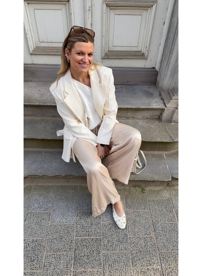 YASTURINO WIDE PANTS FOG