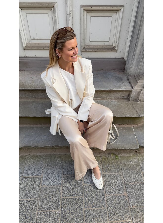 YASTURINO WIDE PANTS FOG