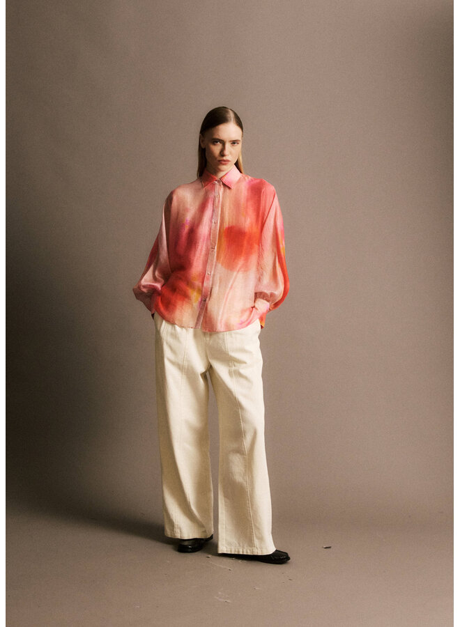 JEAN CLAUDE BARREL JEANS BEIGE