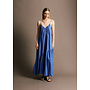 VADIM STRIPED DRESS BLUE