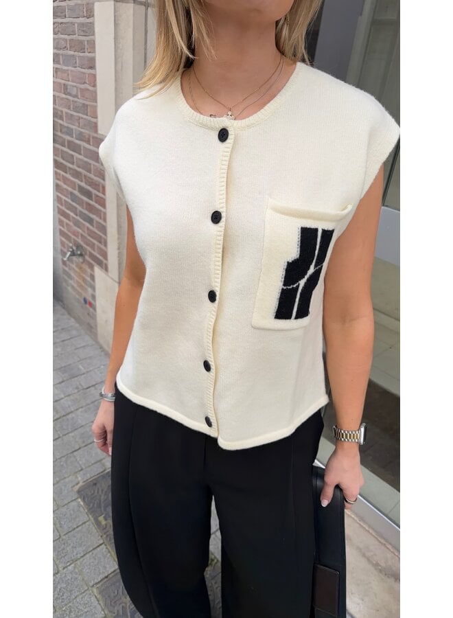 ROLAND CARDIGAN CRÈME