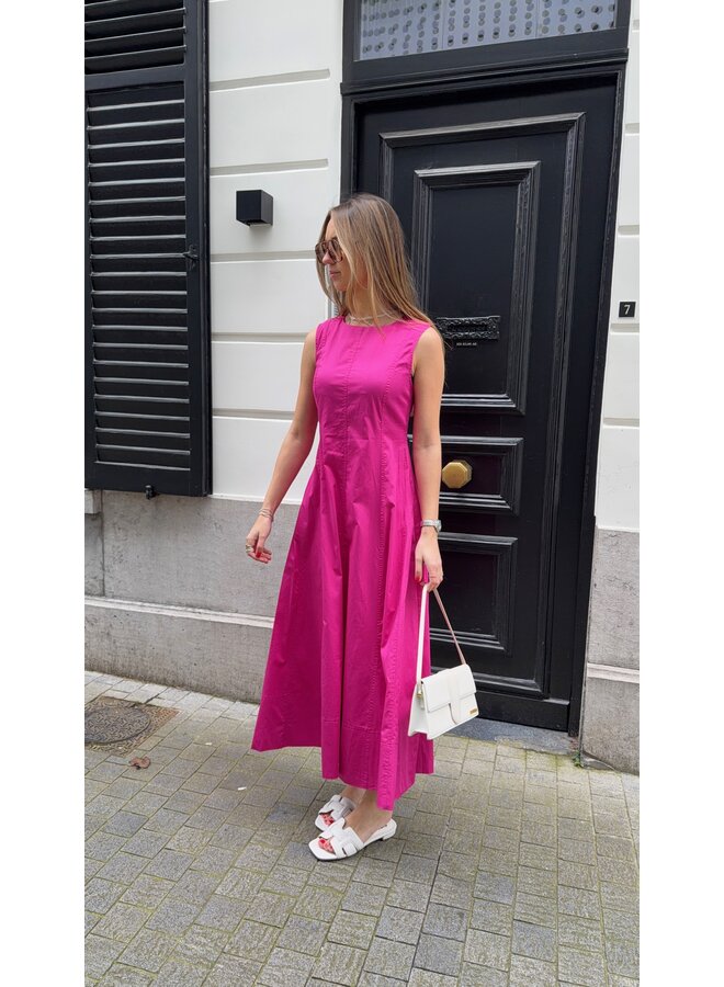 YASVERNA LONG DRESS FUCHSIA