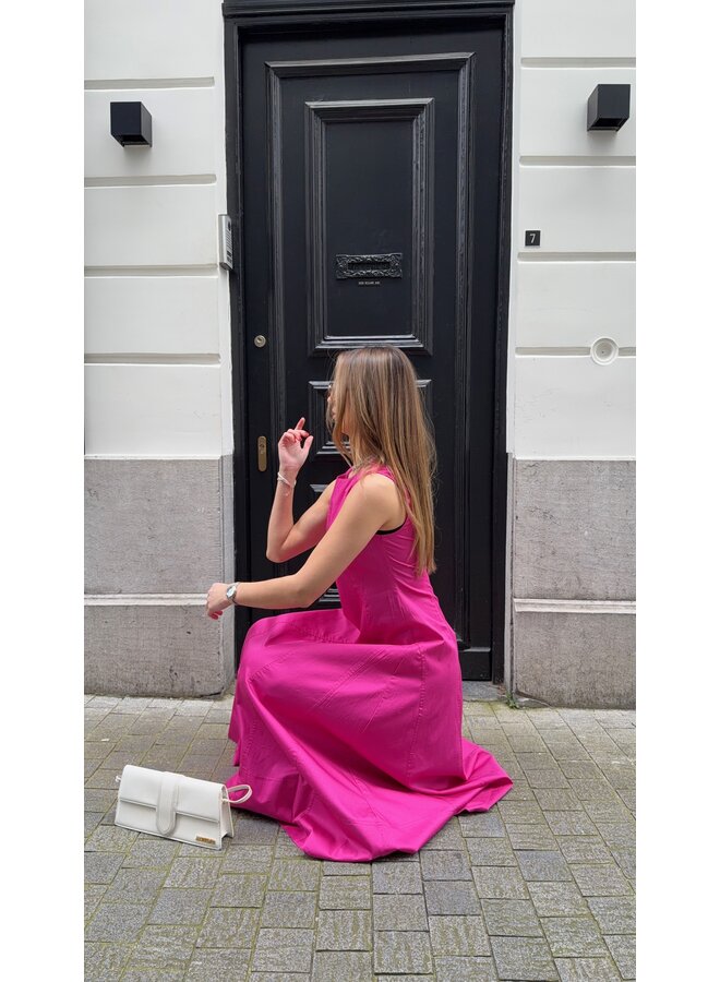 YASVERNA LONG DRESS ROSE VIOLET