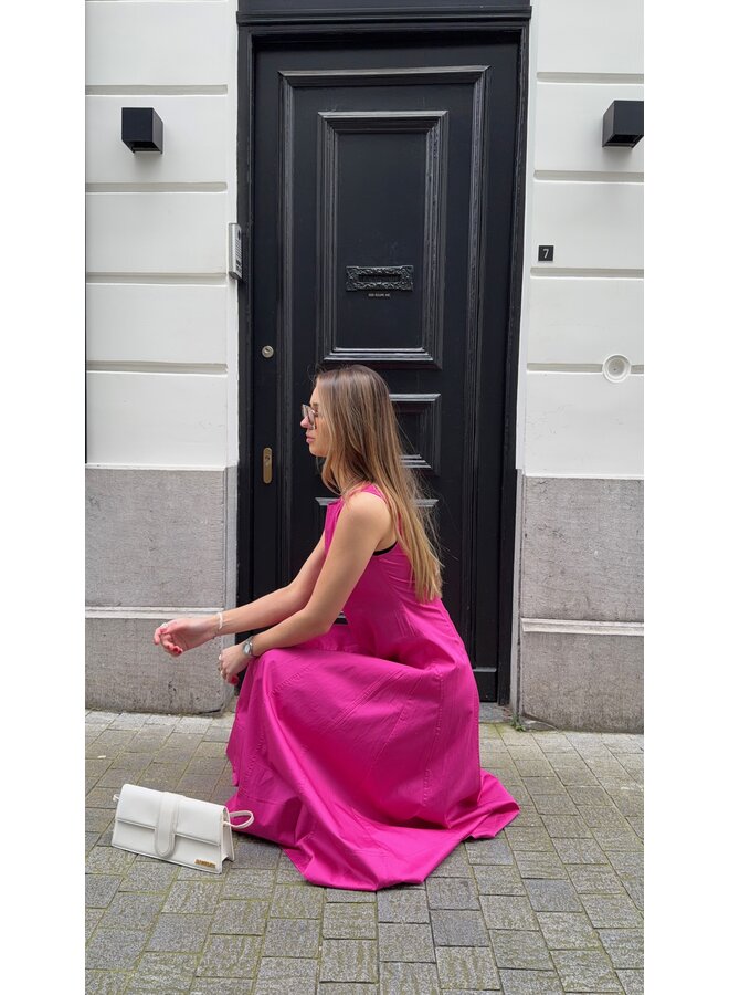 YASVERNA LONG DRESS ROSE VIOLET