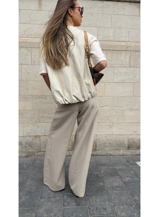 POLKA PANTS LIGHT SAND