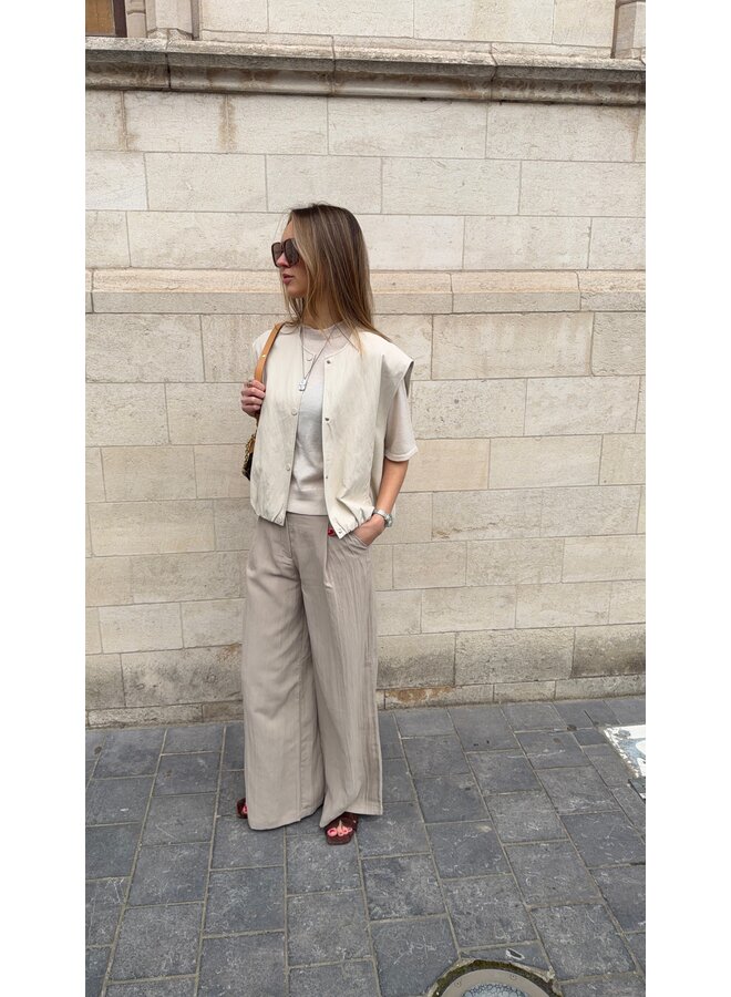 POLKA PANTS LIGHT SAND