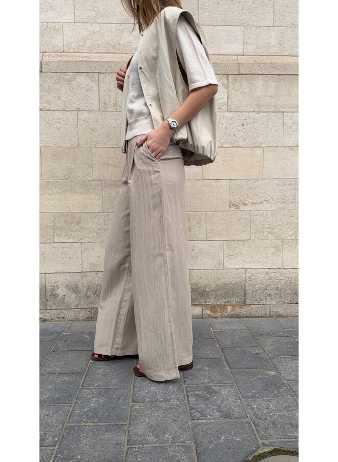 POLKA PANTS LIGHT SAND