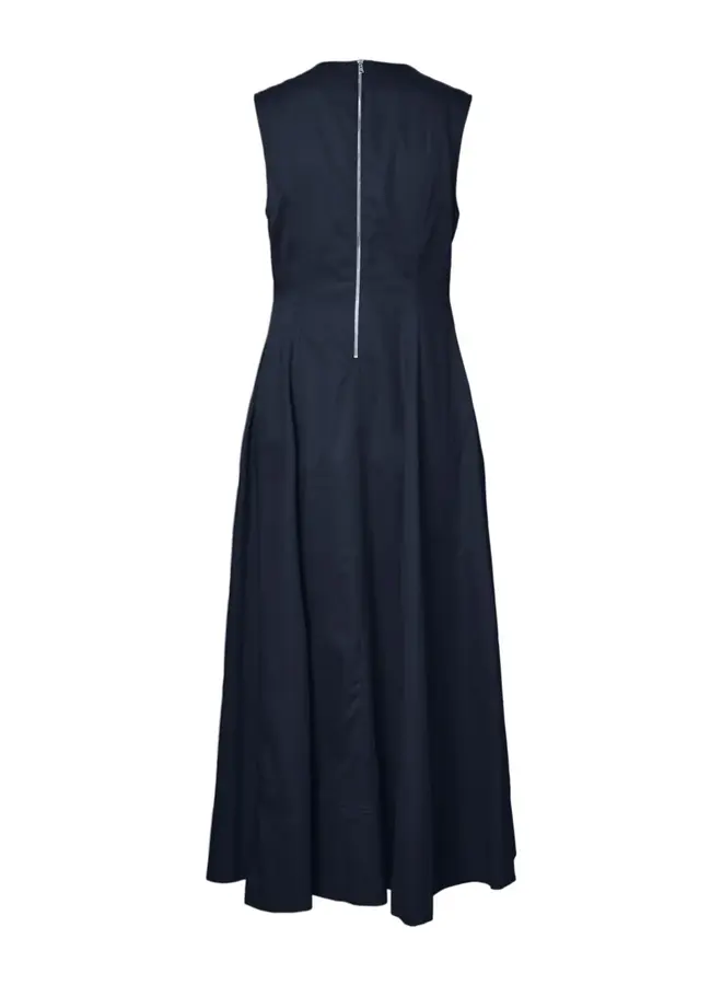 YASVERNA LONG DRESS NAVY BLAZER