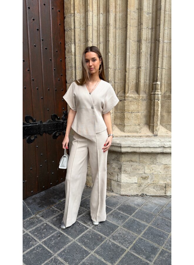 YASCOMIRA BLAZER OATMEAL