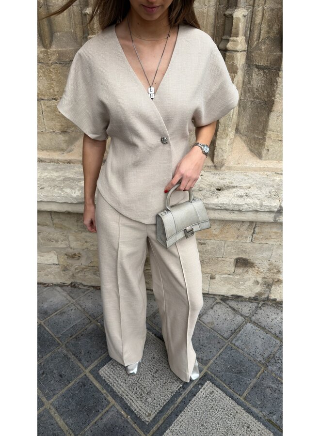 YASCOMIRA BLAZER OATMEAL