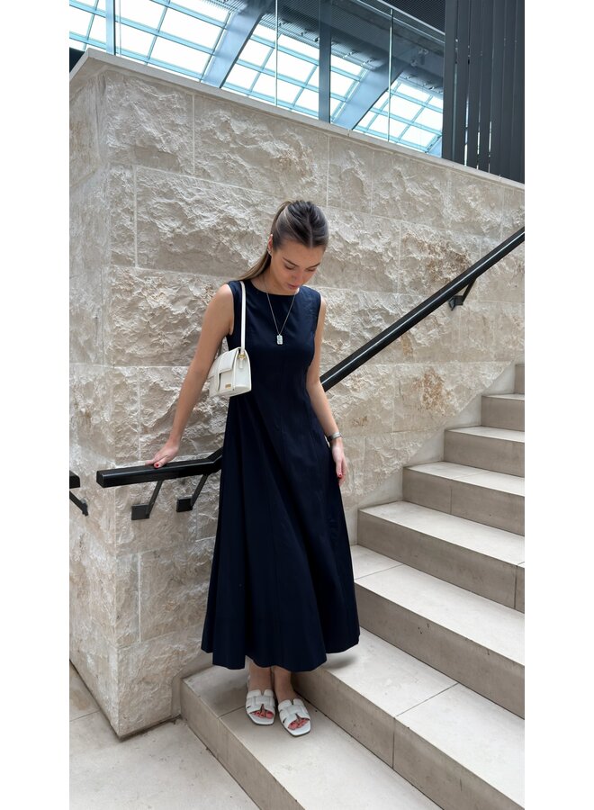 YASVERNA LONG DRESS NAVY