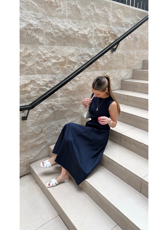 YASVERNA LONG DRESS NAVY