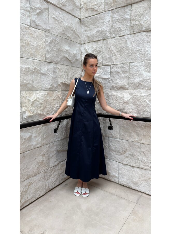 YASVERNA LONG DRESS NAVY