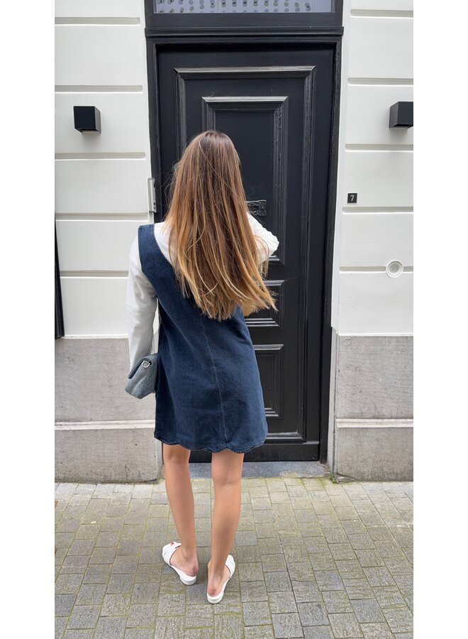 YASSCALLOP DENIM DRESS