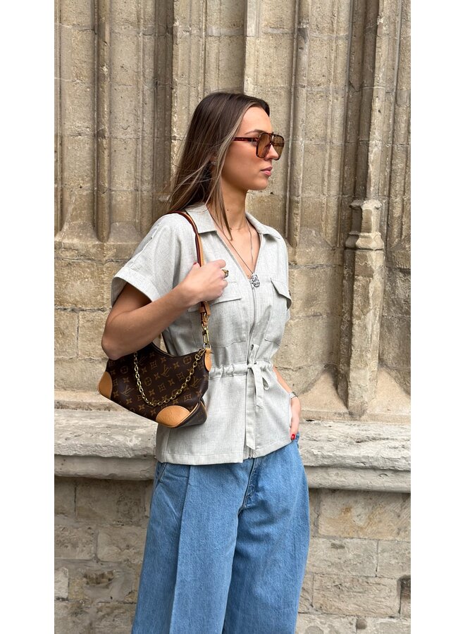 PORTER BLOUSE LIGHT SAND