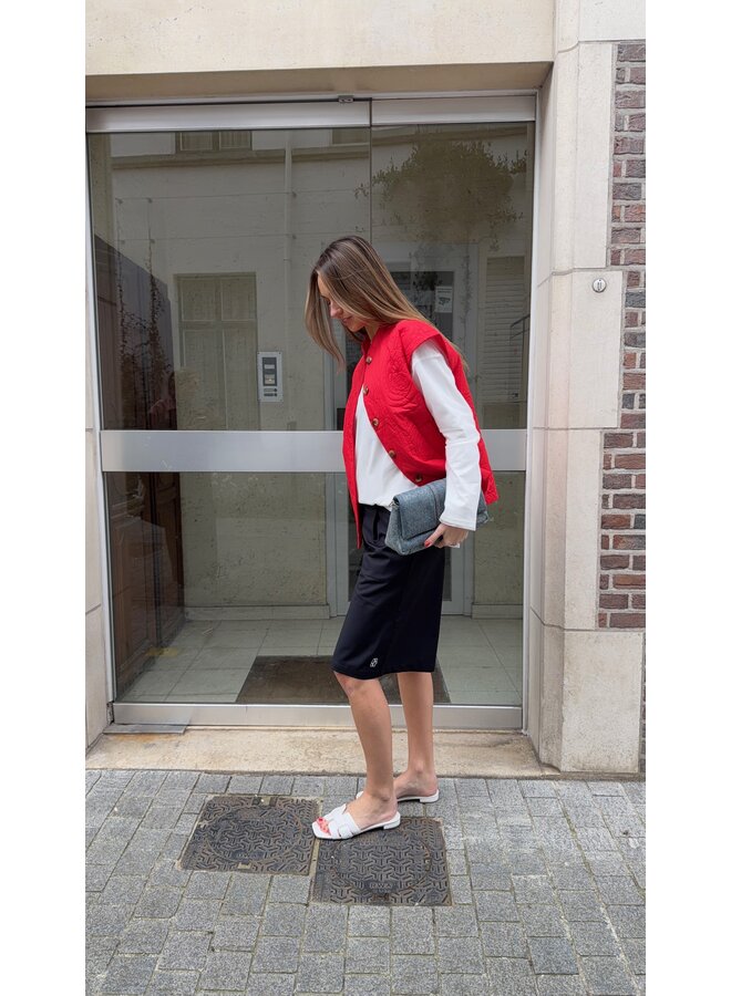 YASCASI PADDED VEST FIERY RED
